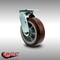 Service Caster 6 Inch Stainless Steel Polyurethane Wheel Swivel Caster with Roller Bearing SCC SCC-SS30S620-PPUR - alternate 3